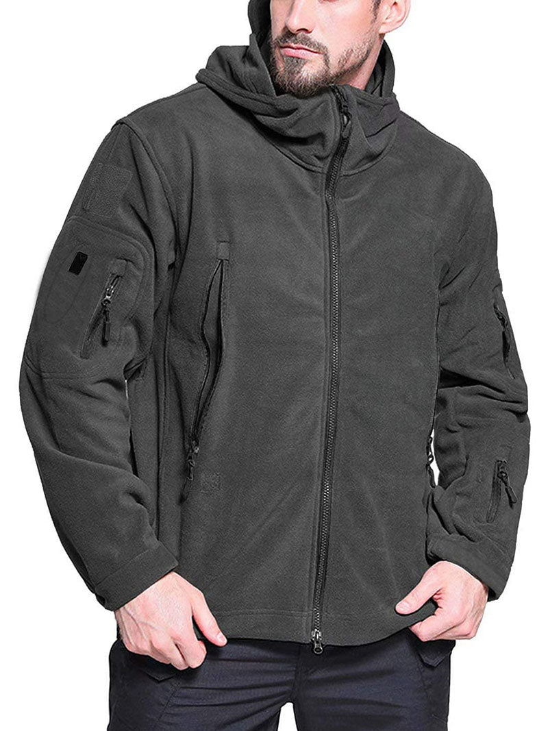 Wiatroszczelna Męska Kurtka Outdoorowa | Ciepła Sportowa Bluza