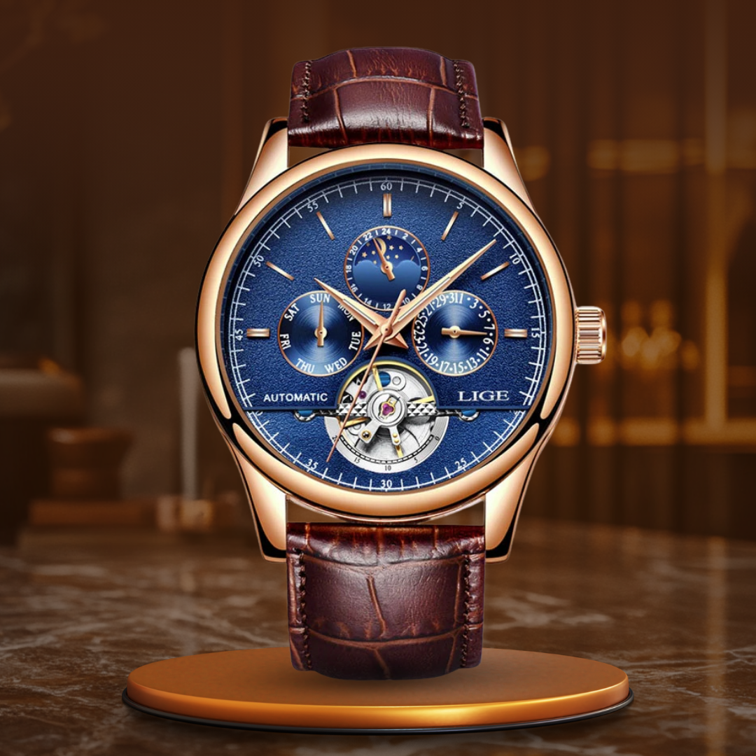 Automatyczny Zegarek Mechaniczny z Tourbillonem
