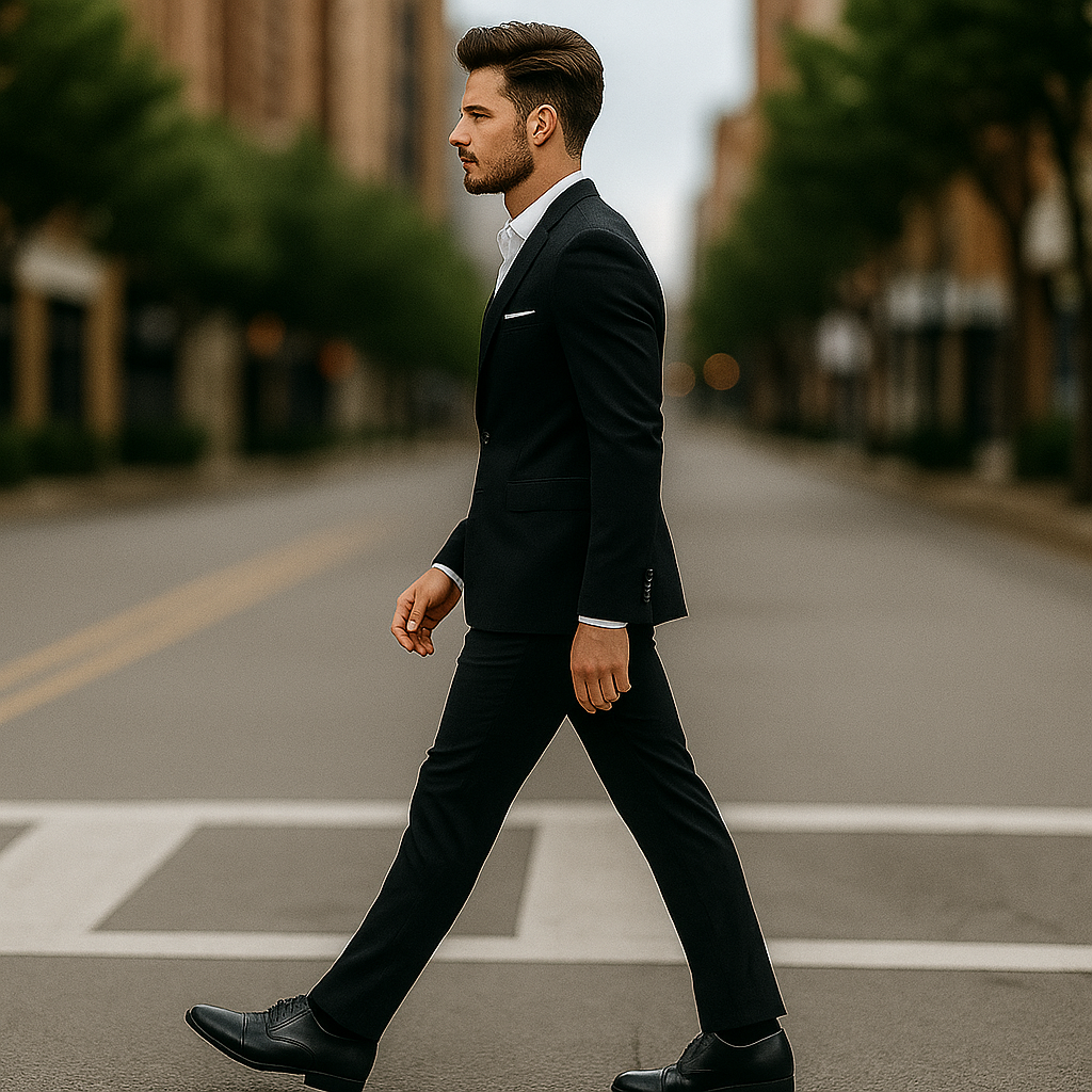 Garnitur Męski Na Ceremonię | Elegancki Dwuczęściowy Zestaw Ślubny