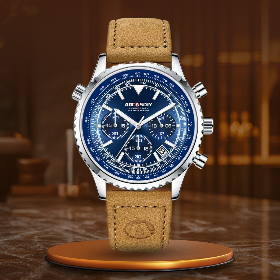 Elegancki Chronograf Luksusowy Zegarek