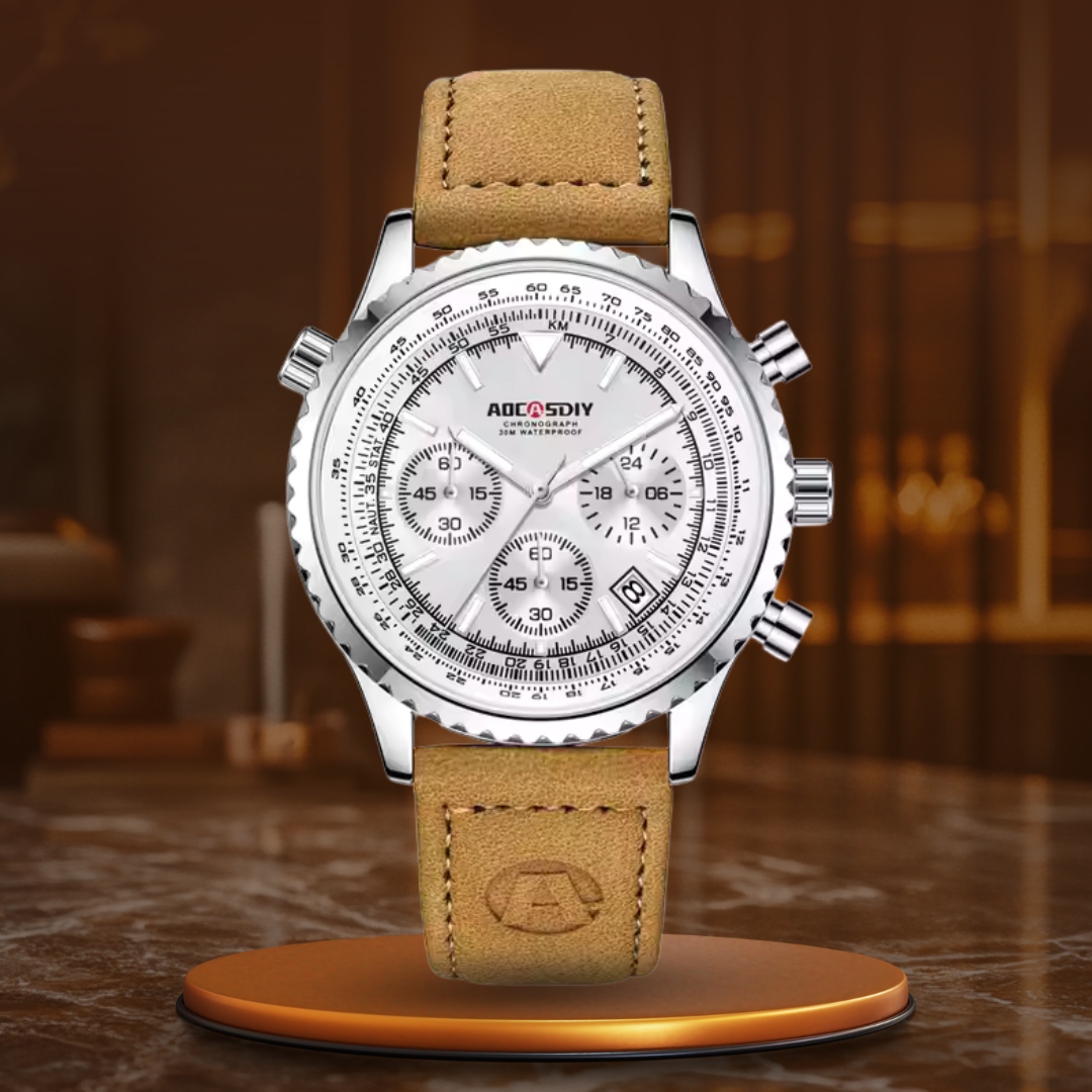 Elegancki Chronograf Luksusowy Zegarek