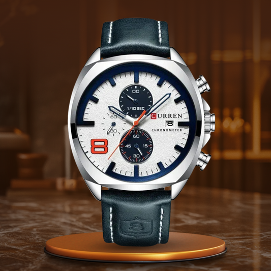 Klasyczny Sportowy Zegarek Militarny z Chronografem