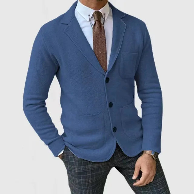 Elegancki Męski Blazer Z Guzikami | Stylowa Marynarka Na Co Dzień