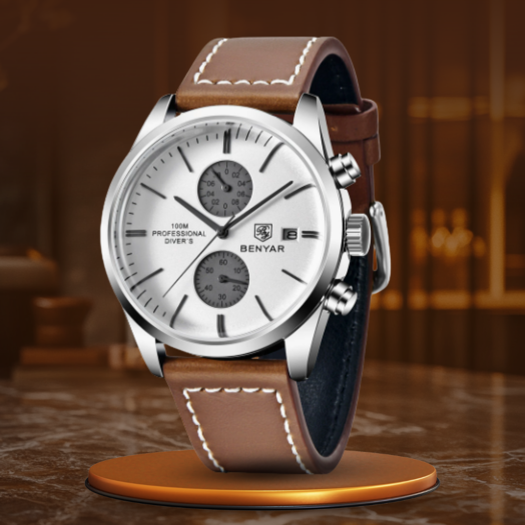 Elegancki Sportowy Zegarek Kwarcowy