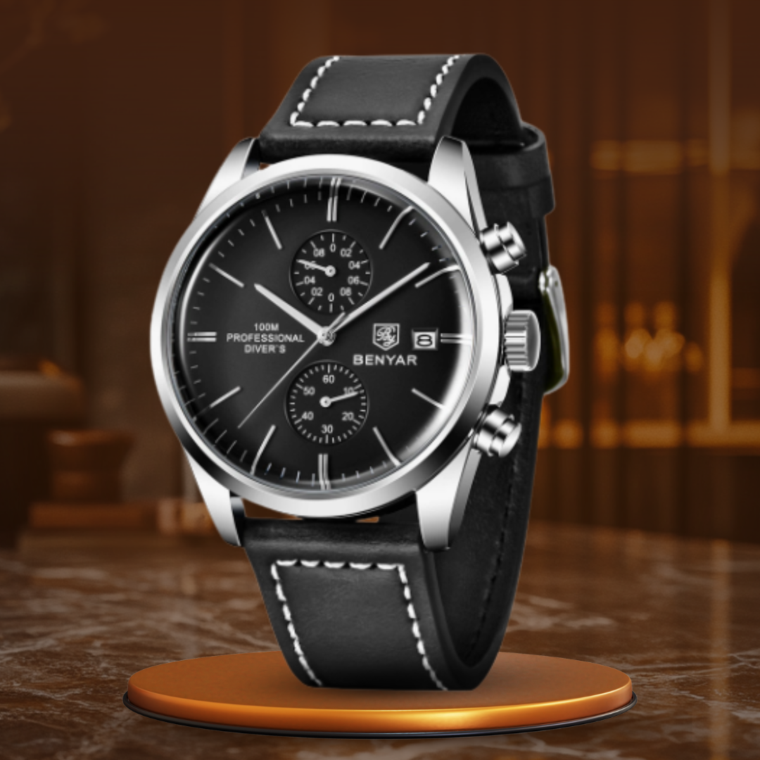 Elegancki Sportowy Zegarek Kwarcowy