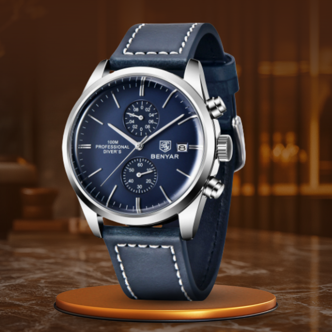 Elegancki Sportowy Zegarek Kwarcowy