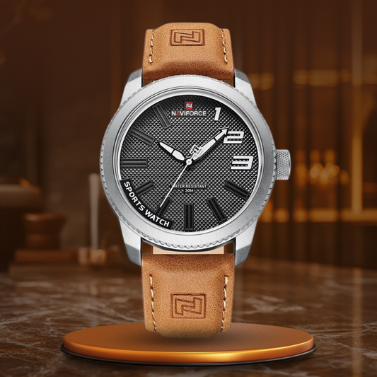 Militarna Sportowa Skórzana Zegarek Wstrząsoodporny