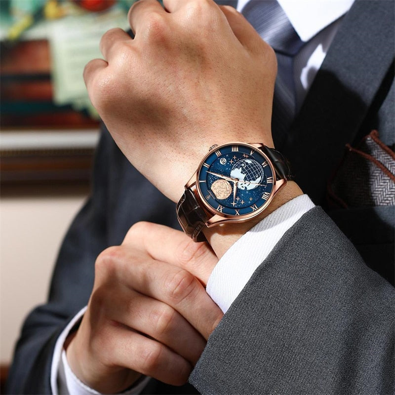 Elegancki Zegarek Kwarcowy w Stylu Biznesowym