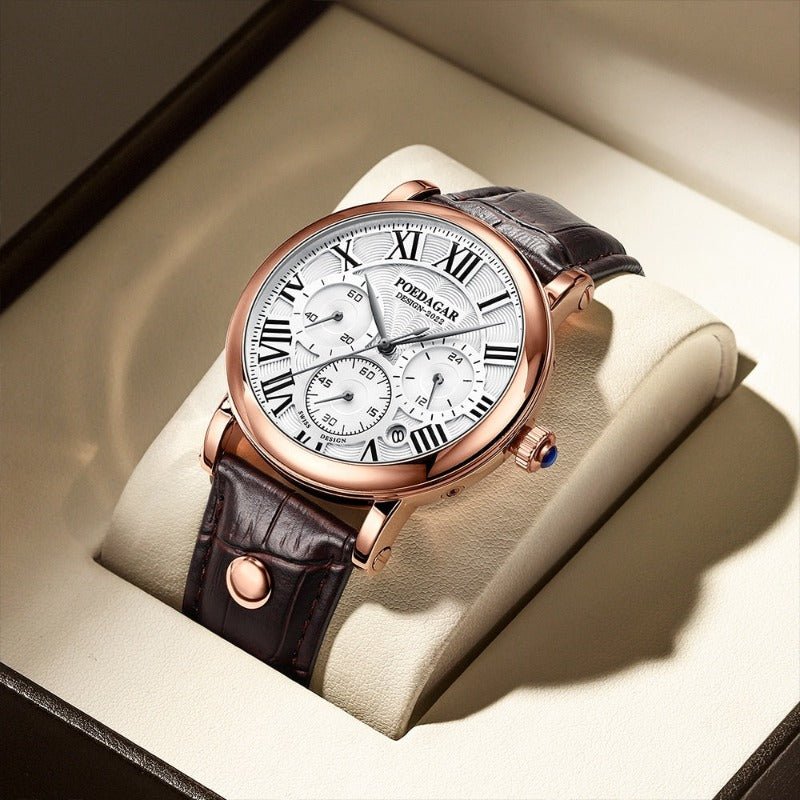 Elegancki Zegarek Chronograf na Co Dzień