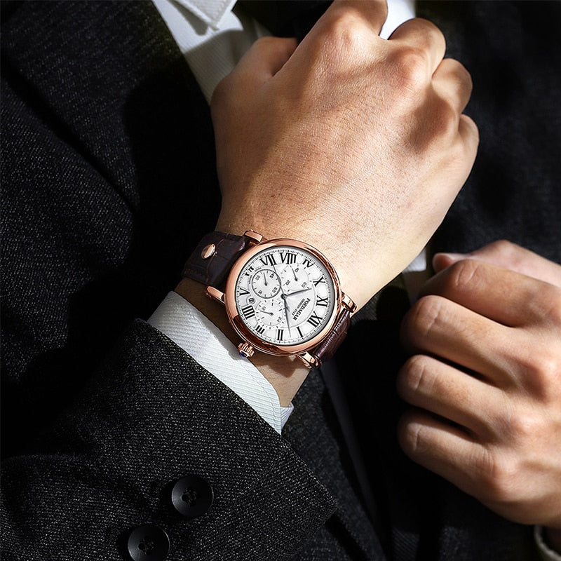 Elegancki Zegarek Chronograf na Co Dzień