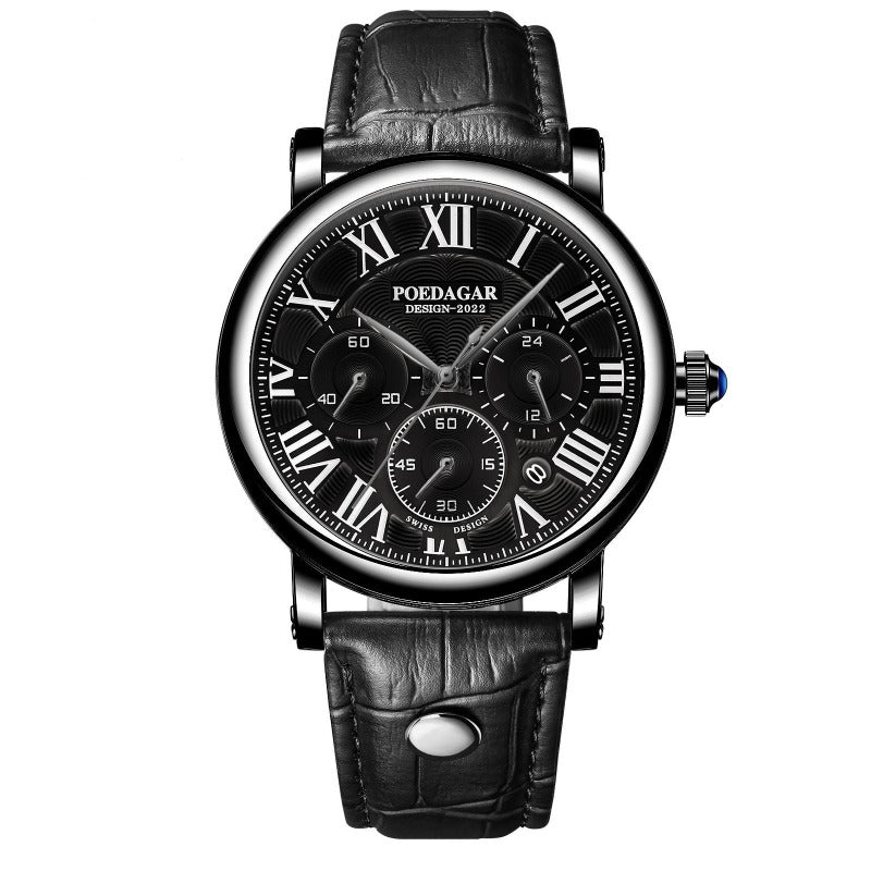 Elegancki Zegarek Chronograf na Co Dzień
