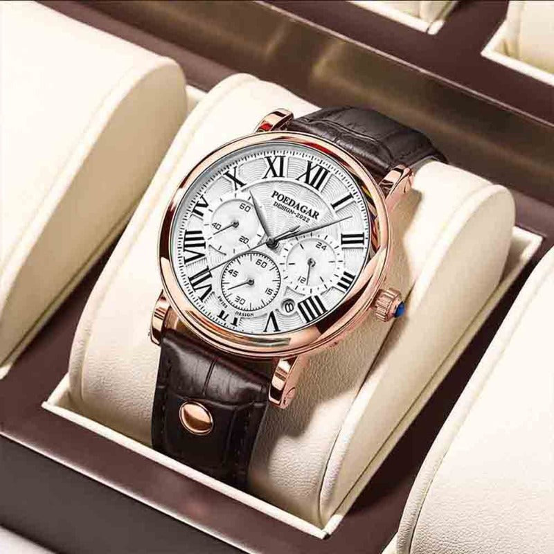 Elegancki Zegarek Chronograf na Co Dzień
