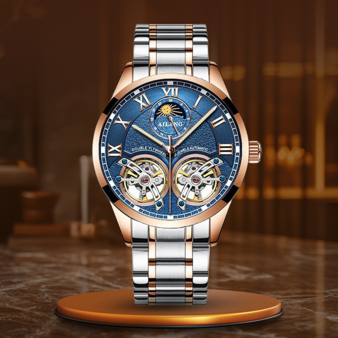 Mechaniczny zegarek w stylu tourbillon