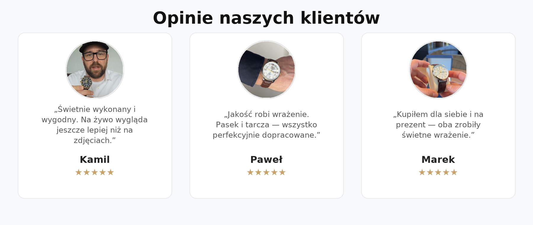 Opinie naszych klientów