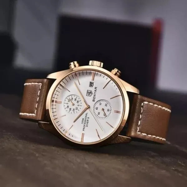 Elegancki Sportowy Zegarek Kwarcowy