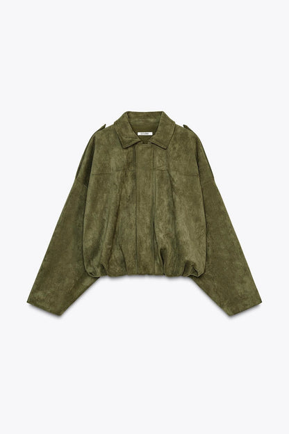 ROSARIO | Stylowa Oversized Kurtka na Wiosnę