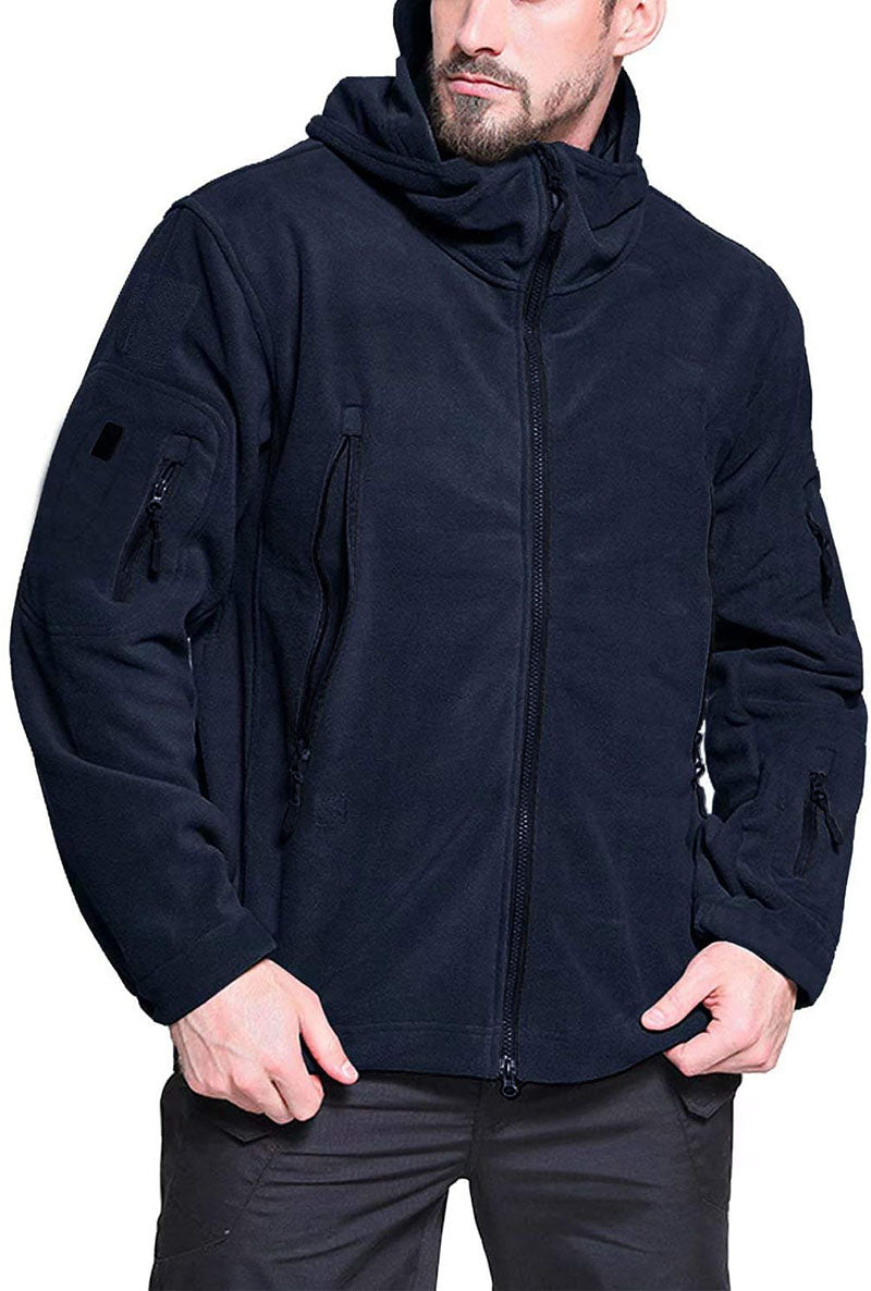 Wiatroszczelna Męska Kurtka Outdoorowa | Ciepła Sportowa Bluza