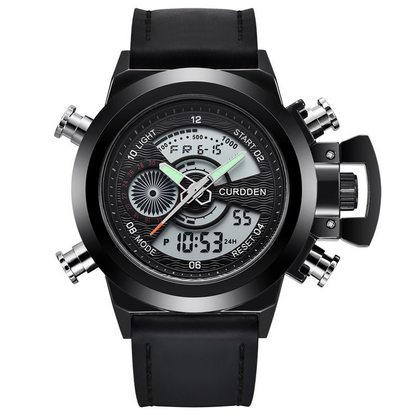 Chronograph Watch with Dual Time Function