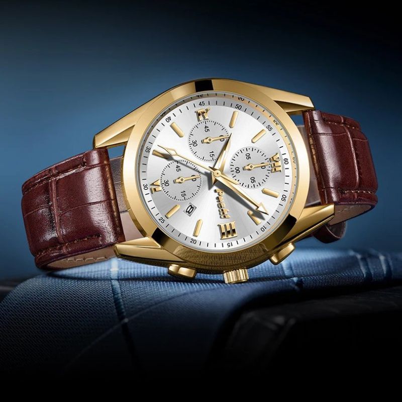 Męski Kwarcowy Zegarek Biznesowy