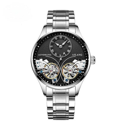 Mechaniczny Zegarek z Podwójnym Tourbillonem i Luminiscentnym Wykończeniem