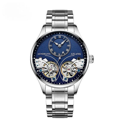 Mechaniczny Zegarek z Podwójnym Tourbillonem i Luminiscentnym Wykończeniem