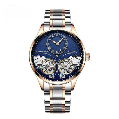 Mechaniczny Zegarek z Podwójnym Tourbillonem i Luminiscentnym Wykończeniem