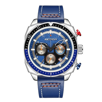 Elegancki Sportowy Zegarek Kwarcowy z Chronografem