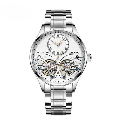 Mechaniczny Zegarek z Podwójnym Tourbillonem i Luminiscentnym Wykończeniem