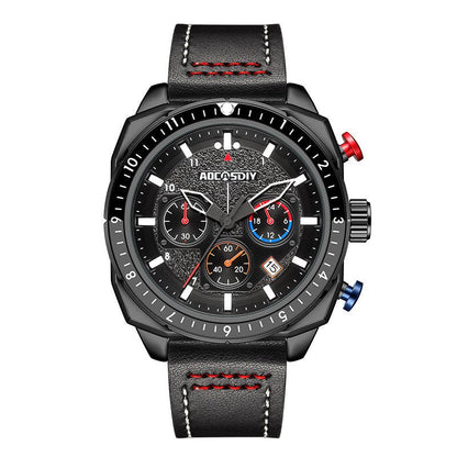 Elegancki Sportowy Zegarek Kwarcowy z Chronografem
