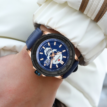 Stylowy Wielofunkcyjny Zegarek z Chronografem