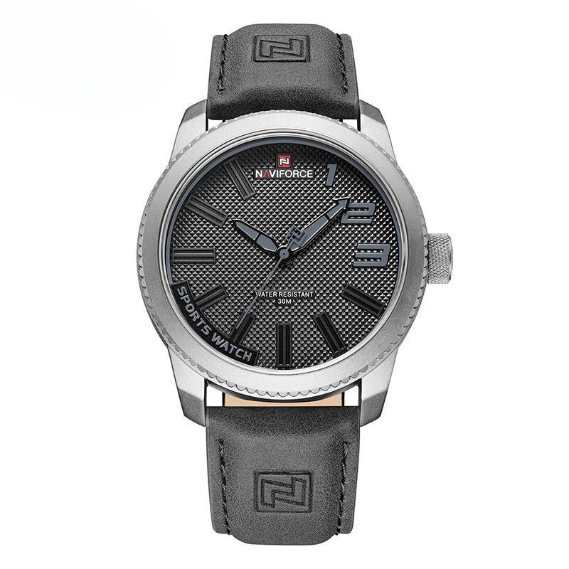 Militarna Sportowa Skórzana Zegarek Wstrząsoodporny