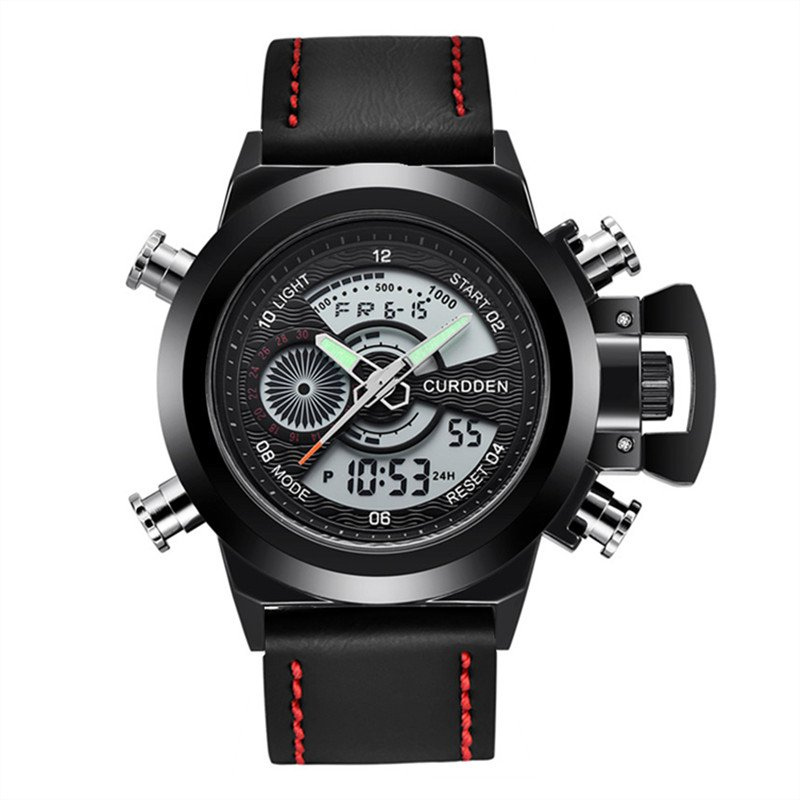 Chronograph Watch with Dual Time Function