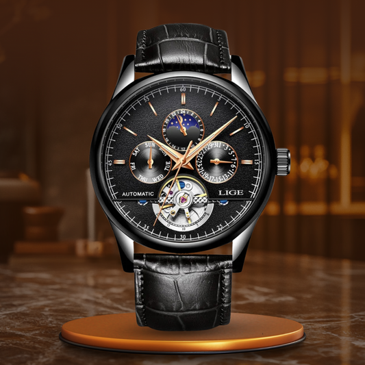 Automatyczny Zegarek Mechaniczny z Tourbillonem