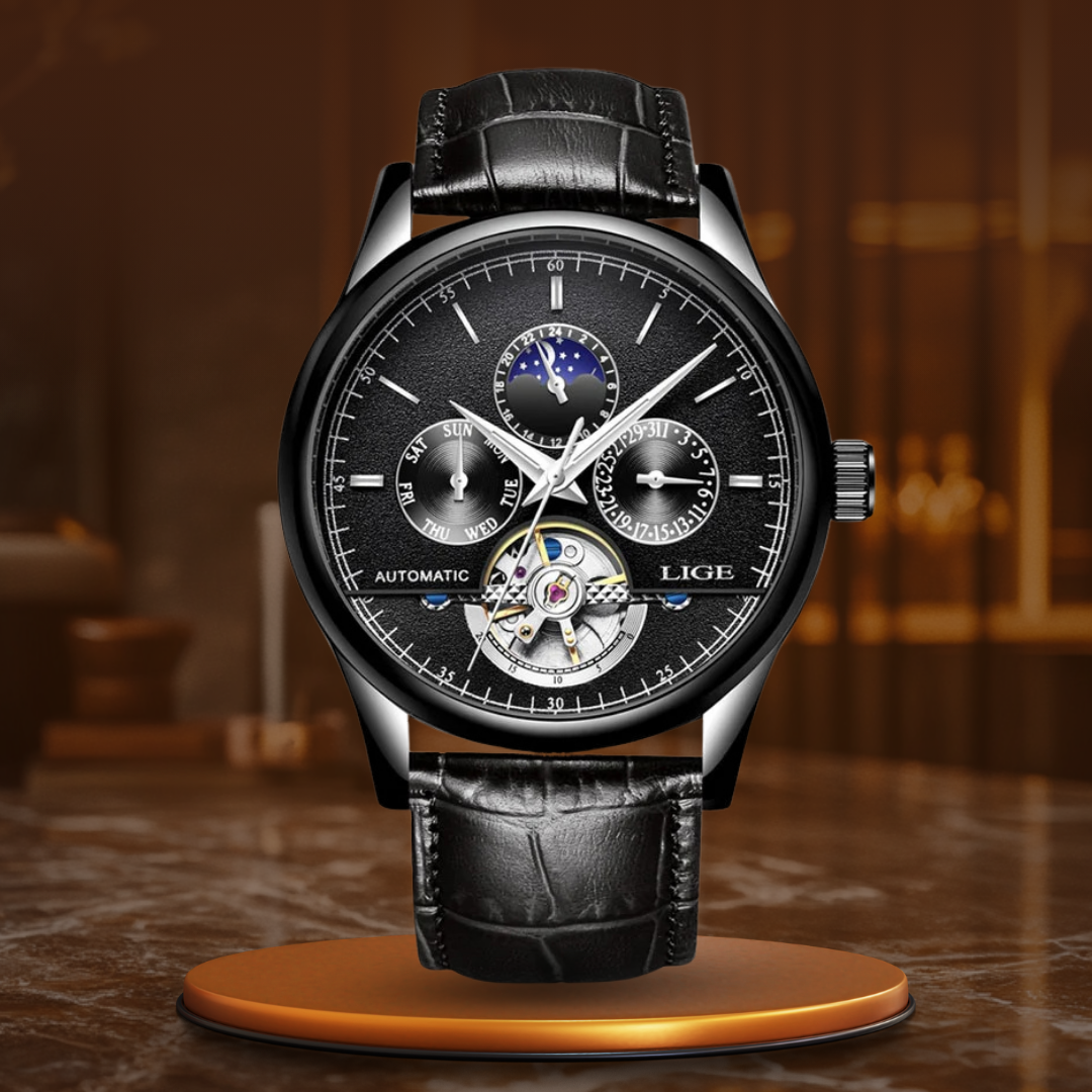 Automatyczny Zegarek Mechaniczny z Tourbillonem