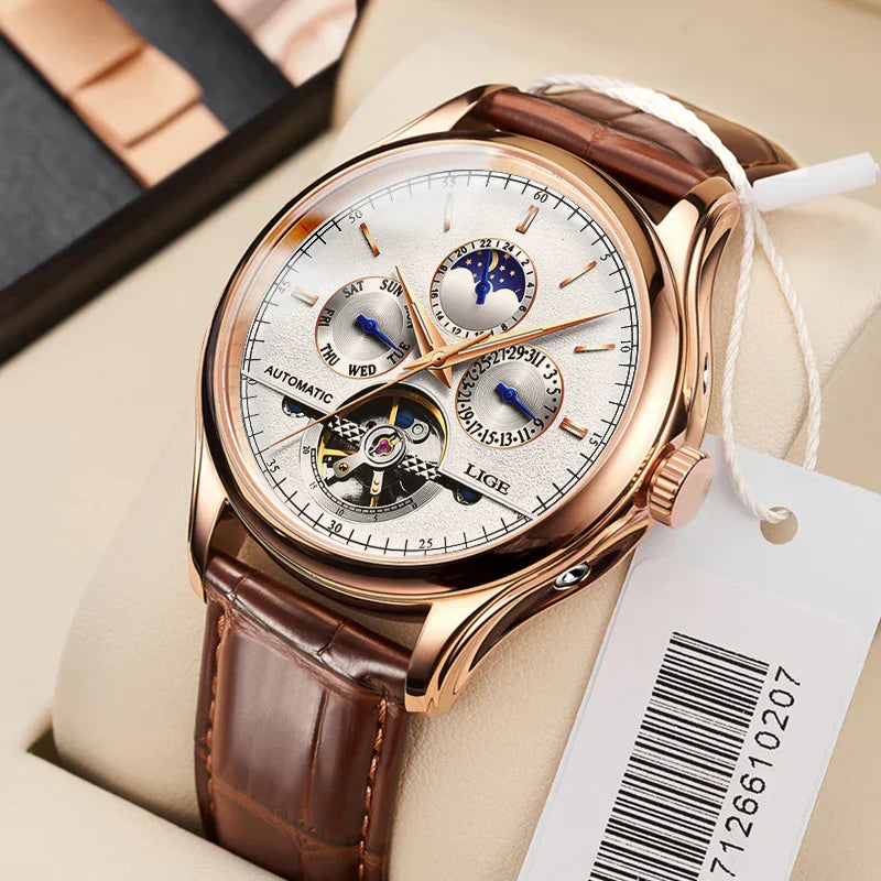 Automatyczny Zegarek Mechaniczny z Tourbillonem