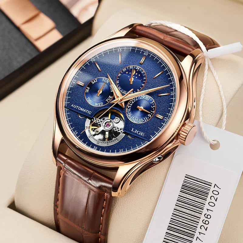 Automatyczny Zegarek Mechaniczny z Tourbillonem