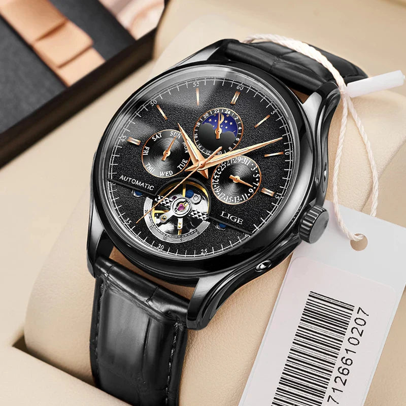 Automatyczny Zegarek Mechaniczny z Tourbillonem