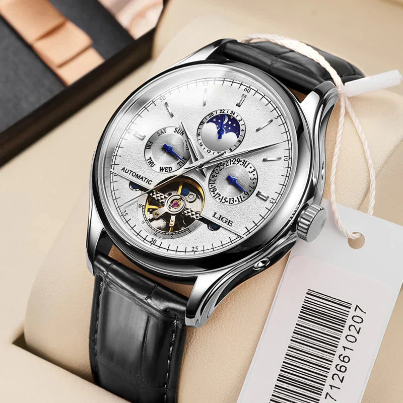 Automatyczny Zegarek Mechaniczny z Tourbillonem