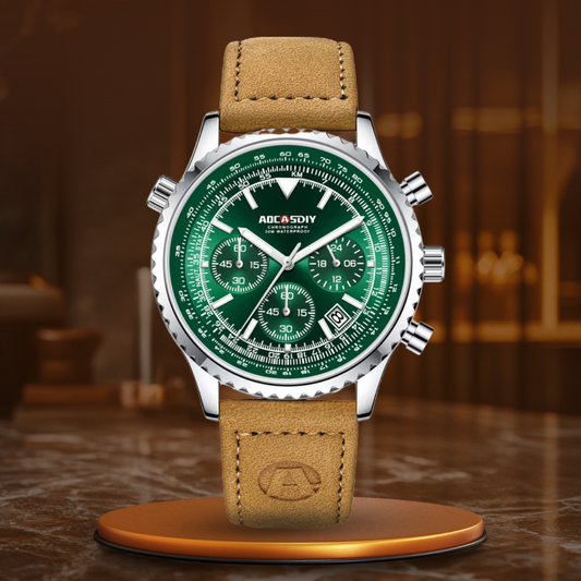 Elegancki Chronograf Luksusowy Zegarek