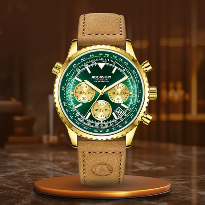 Elegancki Chronograf Luksusowy Zegarek