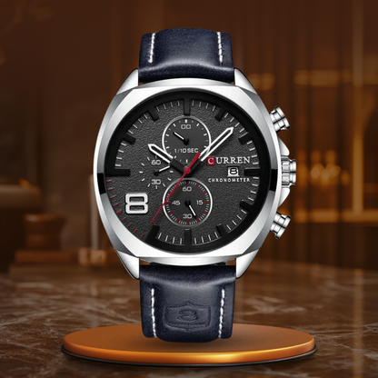 Klasyczny Sportowy Zegarek Militarny z Chronografem