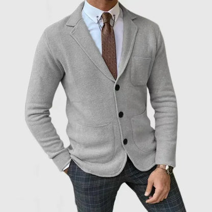 Elegancki Męski Blazer Z Guzikami | Stylowa Marynarka Na Co Dzień
