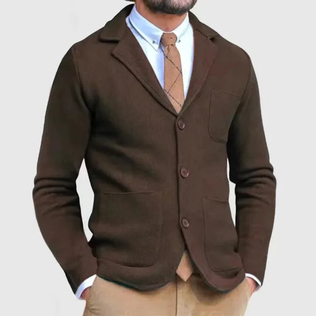 Elegancki Męski Blazer Z Guzikami | Stylowa Marynarka Na Co Dzień
