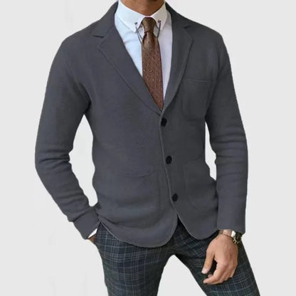 Elegancki Męski Blazer Z Guzikami | Stylowa Marynarka Na Co Dzień