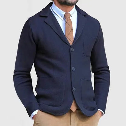 Elegancki Męski Blazer Z Guzikami | Stylowa Marynarka Na Co Dzień