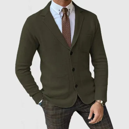 Elegancki Męski Blazer Z Guzikami | Stylowa Marynarka Na Co Dzień