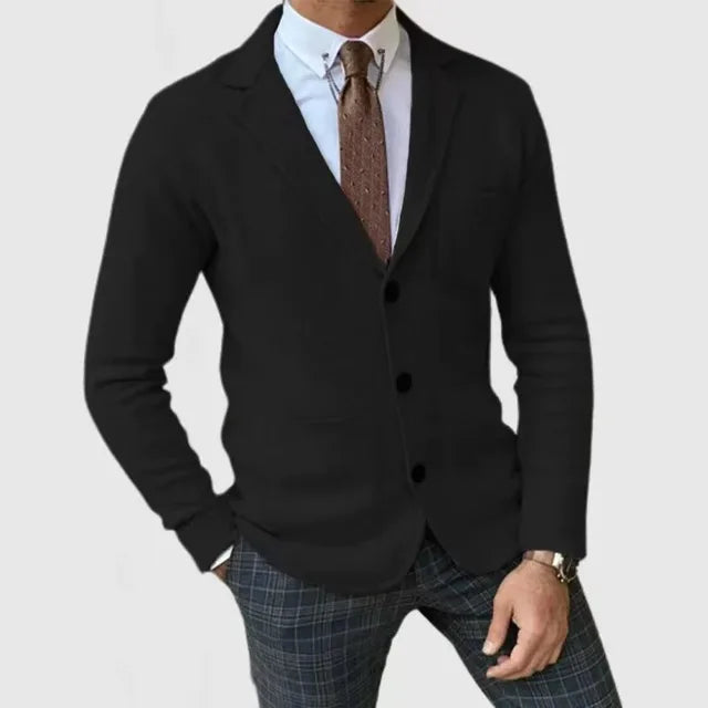 Elegancki Męski Blazer Z Guzikami | Stylowa Marynarka Na Co Dzień