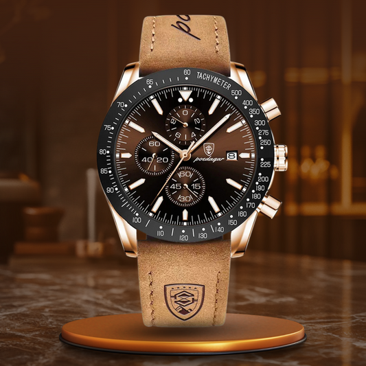 Radiant Chronograph Watch with Date Display