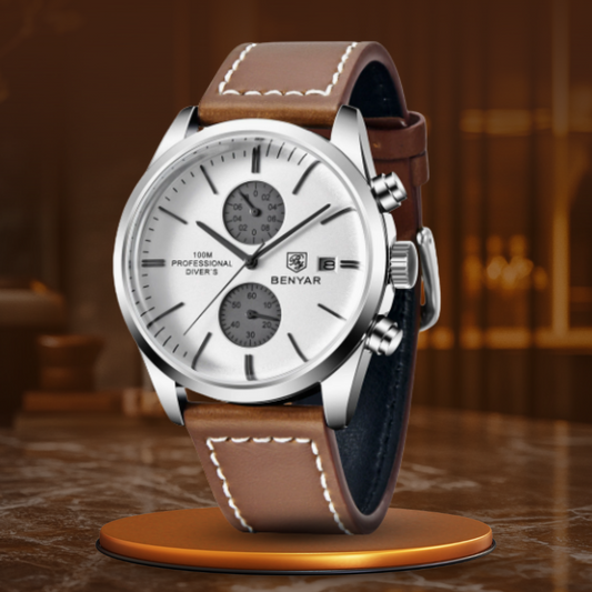 Elegancki Sportowy Zegarek Kwarcowy