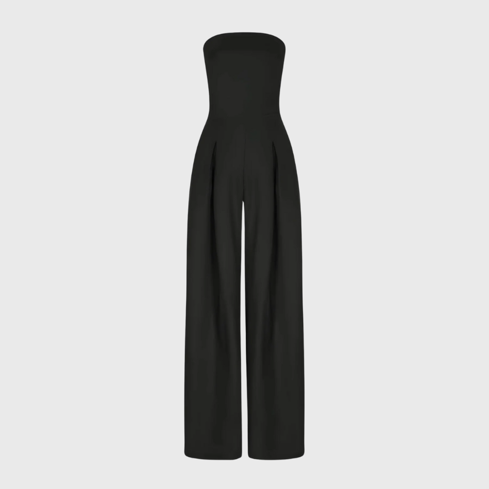 Elegancki kombinezon bez ramiączek
